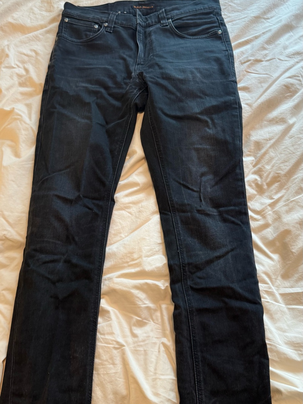 Nudie - Lean Dean - Men's Black Slim Jeans